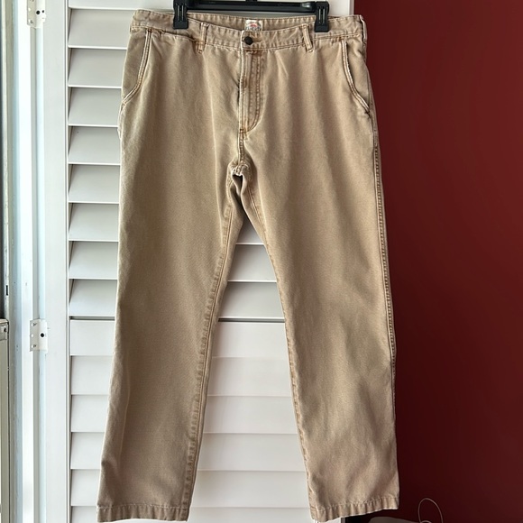 Faherty Other - Faherty Flat Front Pants, 100% Cotton, 36x29 1/2